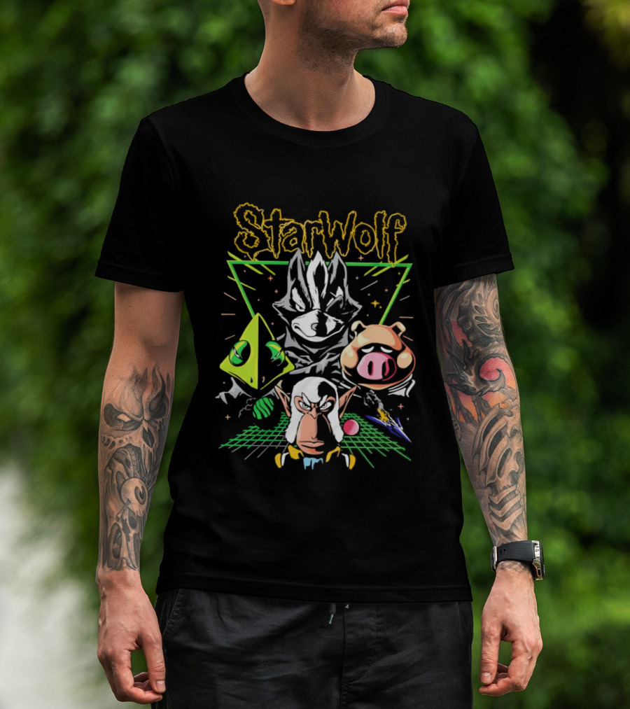 StarWolf Character Collection Wolf And Fox T-Shirt