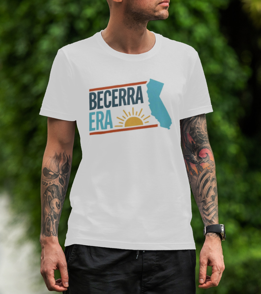 Becerra Era California 2026 Governor Campaign Sun State T-Shirt