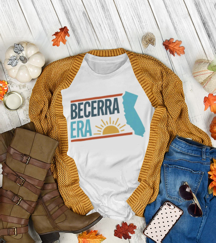 Becerra Era California 2026 Governor Campaign Sun State T-Shirt