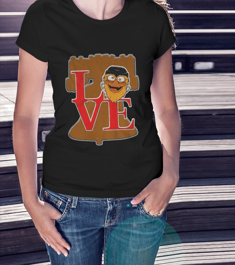 Gritty Love Philadelphia Flyers Liberty Bell NHL 2026 T-Shirt