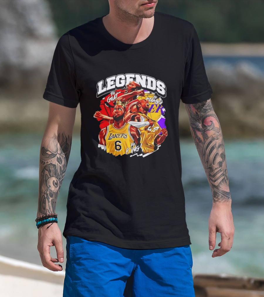 Legends The Goat Mamba King Lakers 24 6 T-Shirt