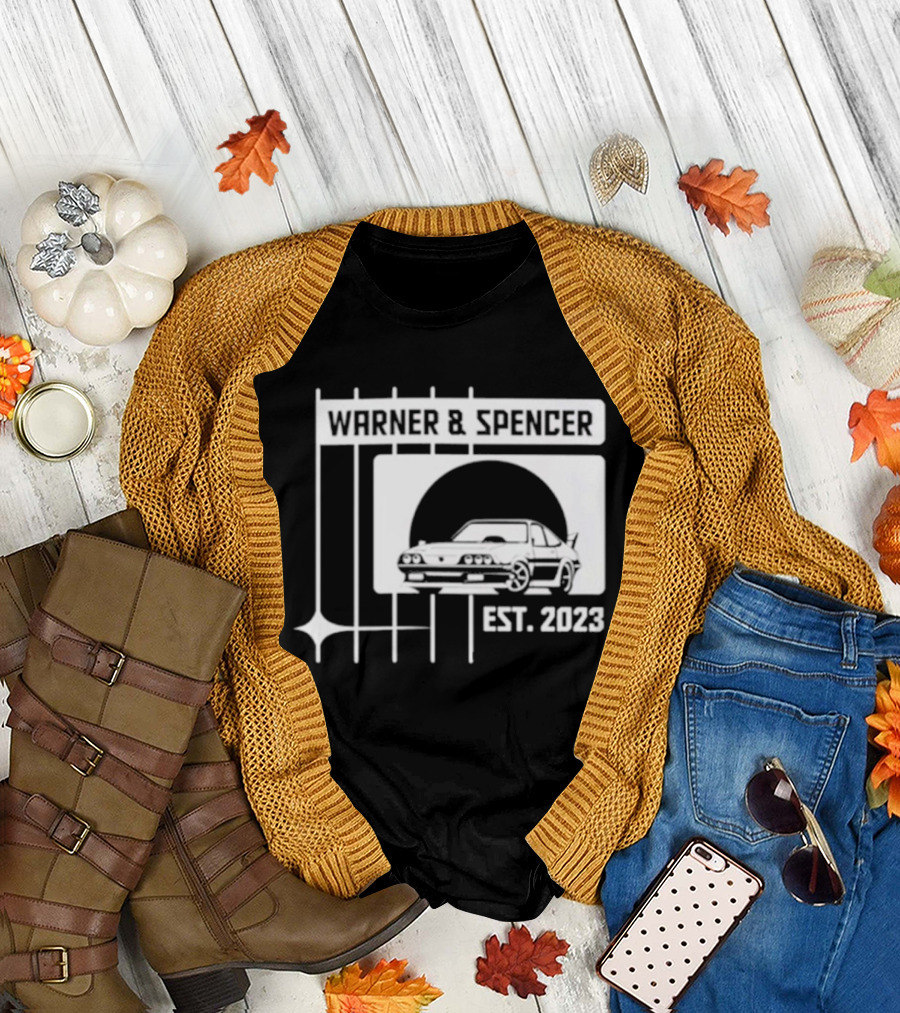 Warner and Spencer Est 2023 Classic Car T-Shirt