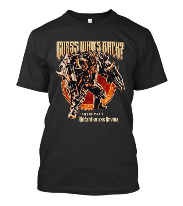 Naoki Yoshida Guess Who's Back FFXIV Rhitahtyn Sas Arvina T-Shirt