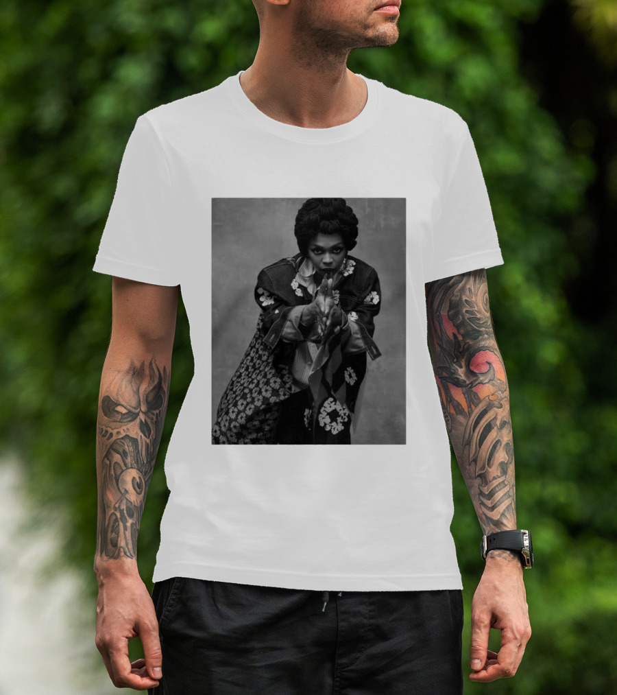 Denim Tears Ms. Lauryn Hill Iconic Style Photo T-Shirt