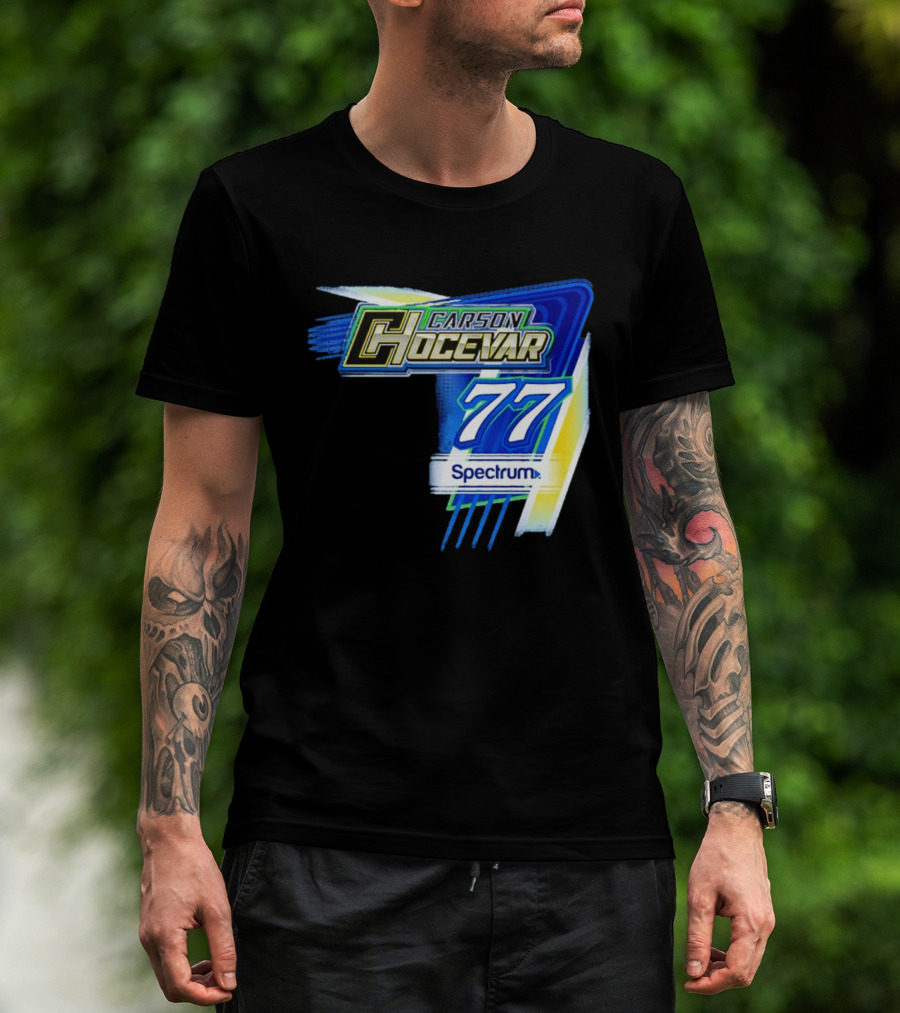 Carson Hocevar #77 Spectrum Racing Nascar T-Shirt