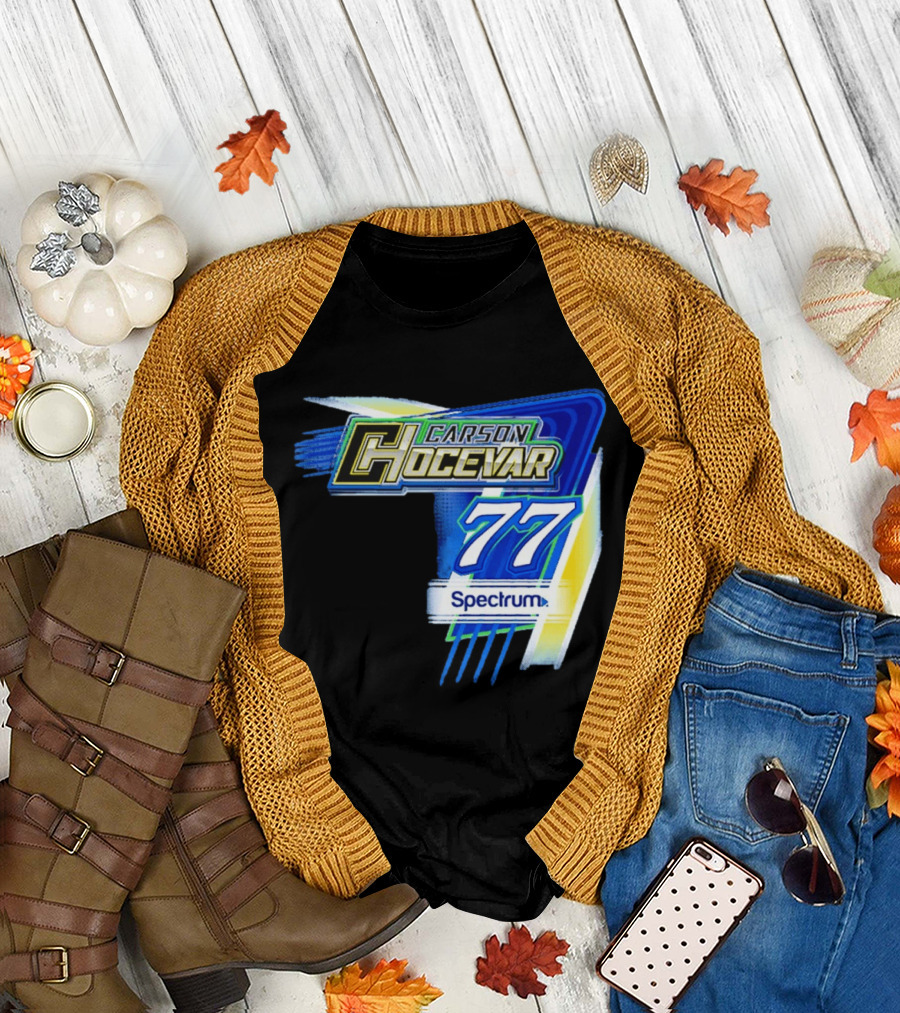 Carson Hocevar #77 Spectrum Racing Nascar T-Shirt