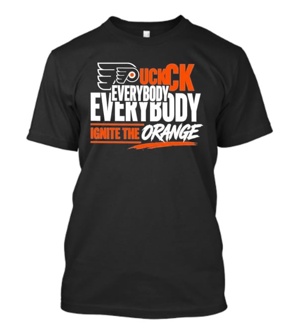 Philadelphia Flyers Puck Everybody Ignite The Orange T-Shirt