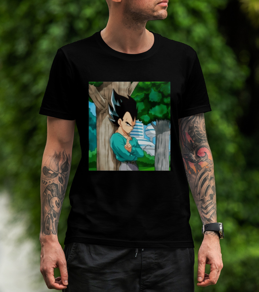 Dragon Ball Z Vegeta Farewell Scene Anime T-Shirt