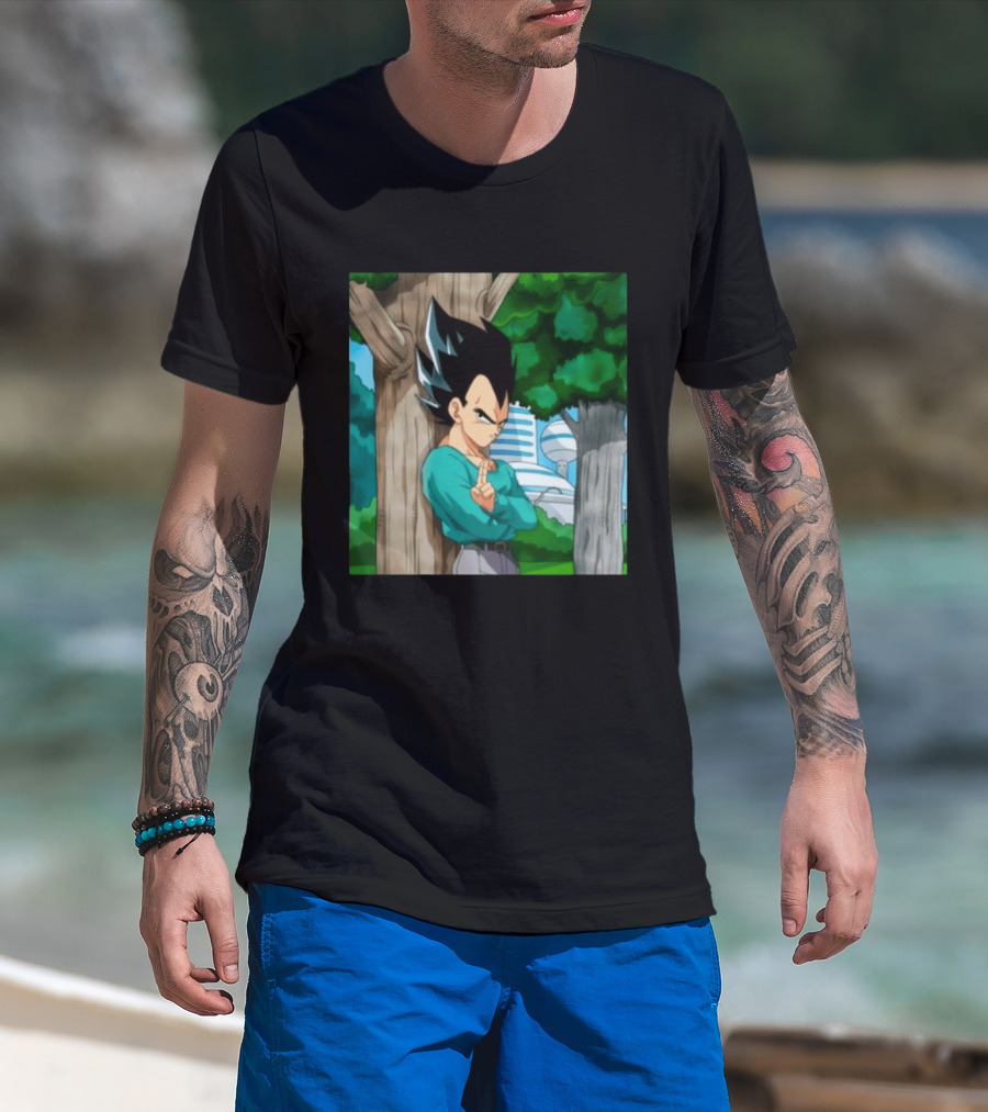 Dragon Ball Z Vegeta Farewell Scene Anime T-Shirt