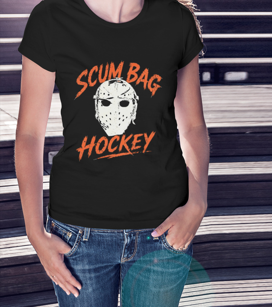 Scum Bag Hockey Jason Voorhees Mask Horror T-Shirt