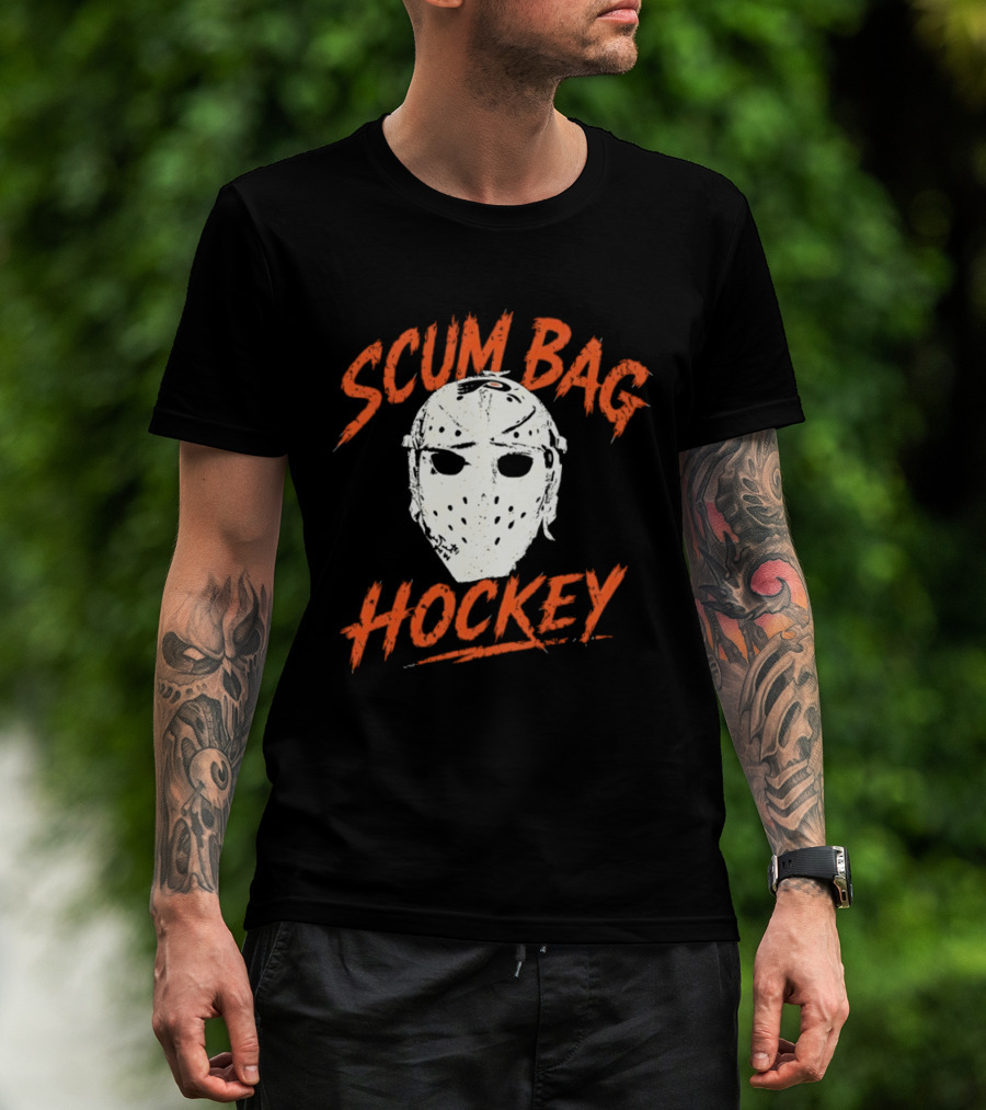 Scum Bag Hockey Jason Voorhees Mask Horror T-Shirt