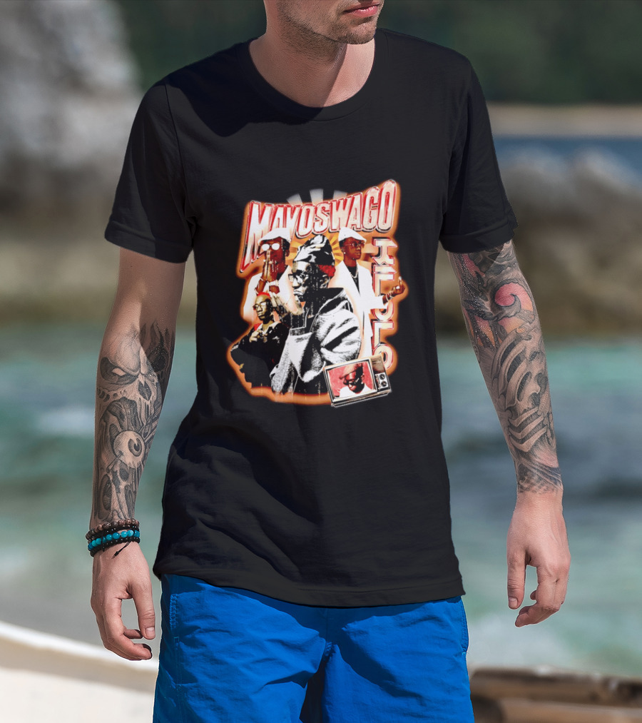 Mavoswago Klolo Retro TV Hip Hop T-Shirt