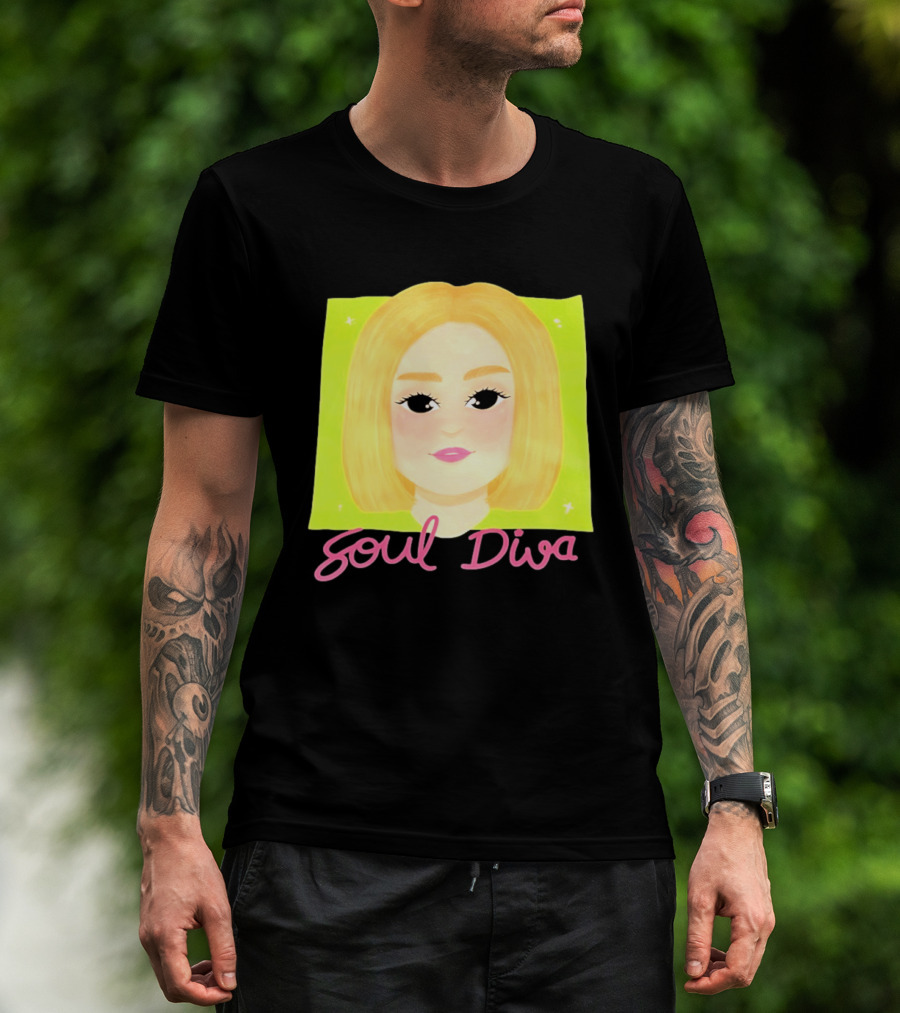 Soul Diva Blonde Cartoon T-Shirt