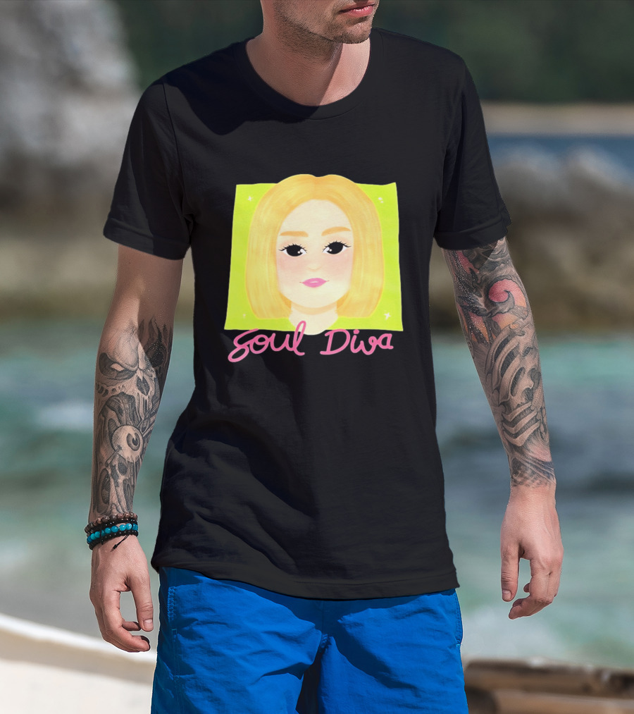 Soul Diva Blonde Cartoon T-Shirt