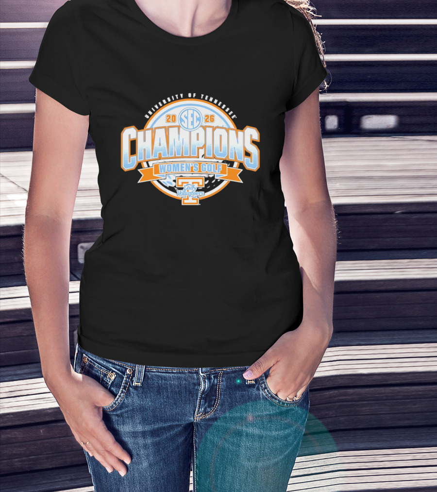 University Of Tennessee SEC 2026 Champions Women's Golf Lady Volunteers T-Shirt