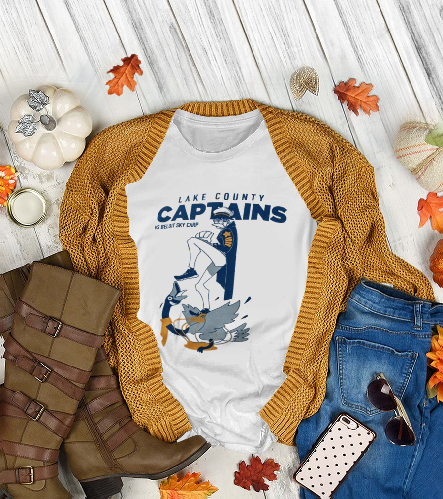 2026 Lake County Captains Vs Beloit Sky Carp Baseball Event T-Shirt