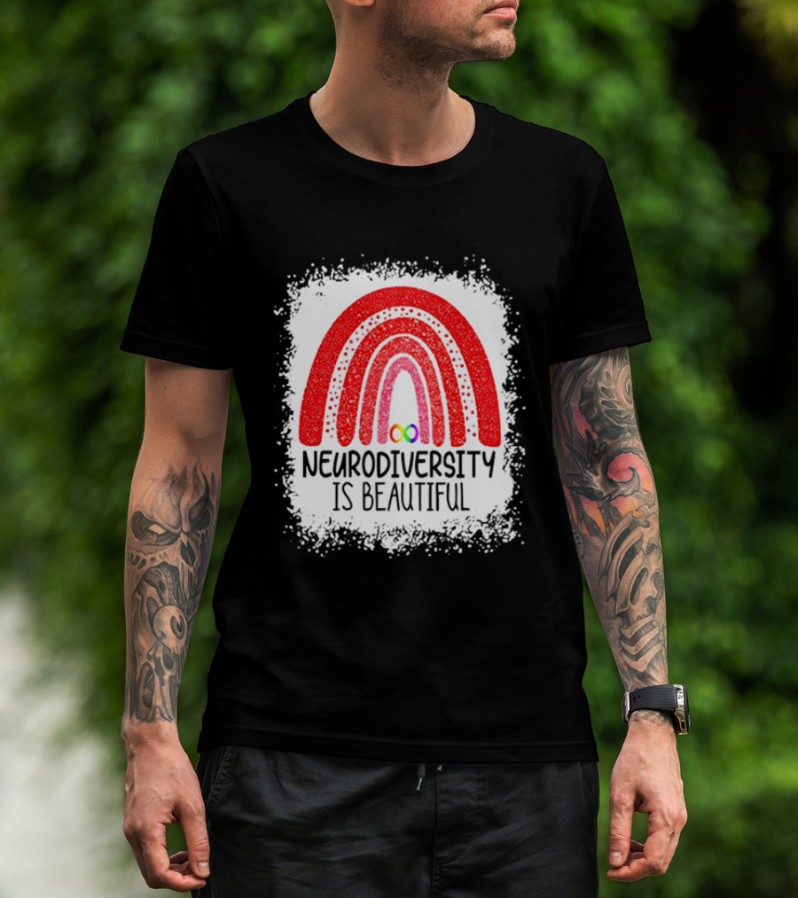 Neurodiversity Is Beautiful Rainbow Infinity T-Shirt