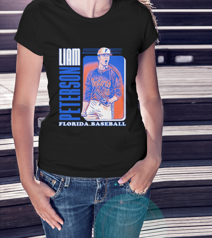 Liam Peterson Florida Gators Baseball Player T-Shirt
