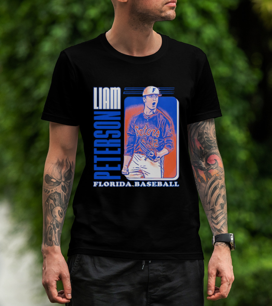 Liam Peterson Florida Gators Baseball Player T-Shirt