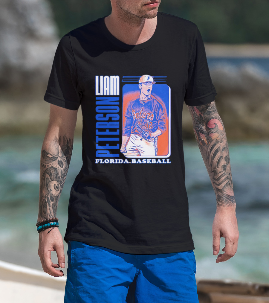 Liam Peterson Florida Gators Baseball Player T-Shirt