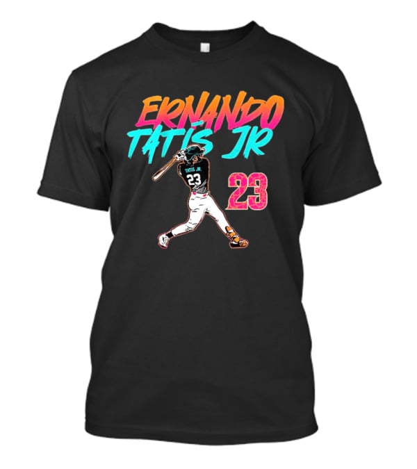 Fernando Tatis Jr 23 San Diego Padres City Edition Swing T-Shirt