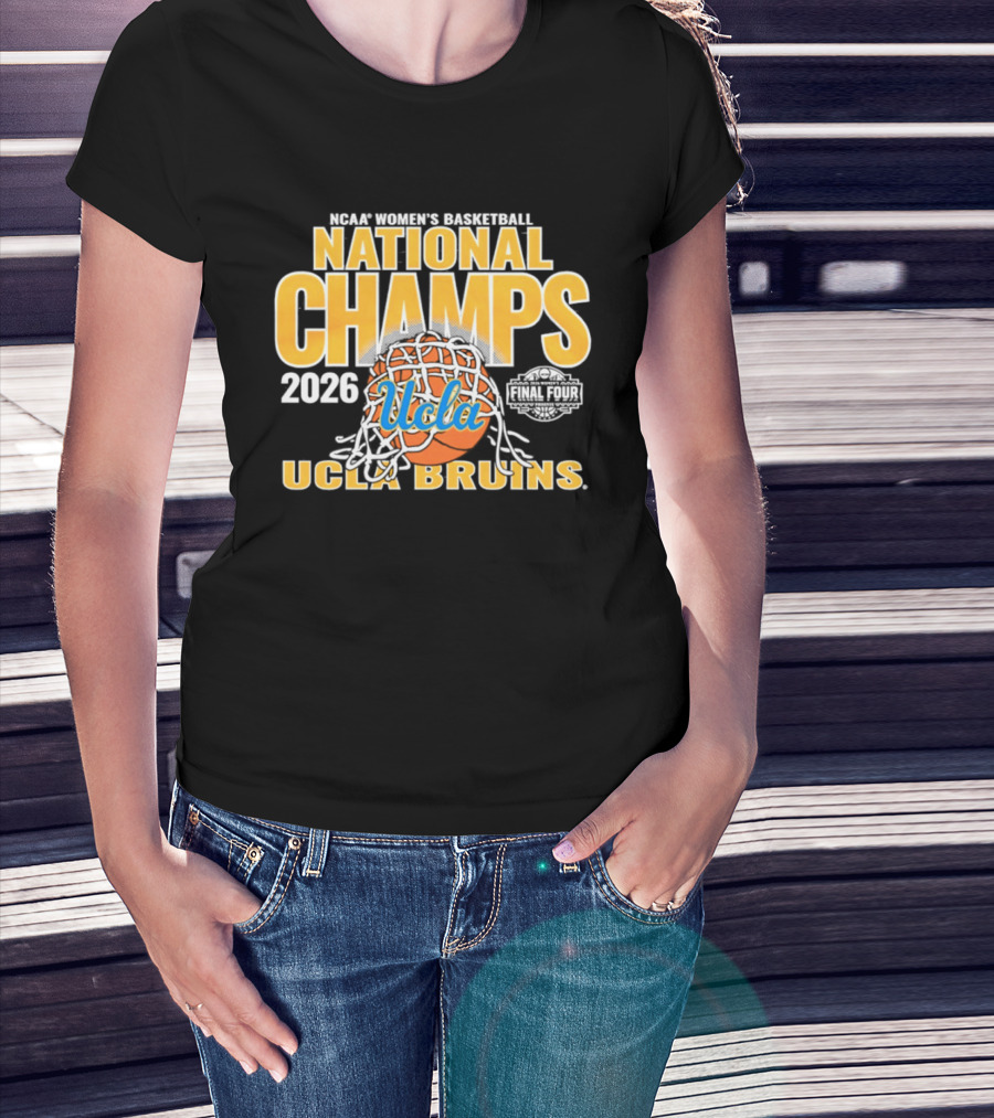 UCLA Bruins 2026 National Champs Women's Basketball T-Shirt