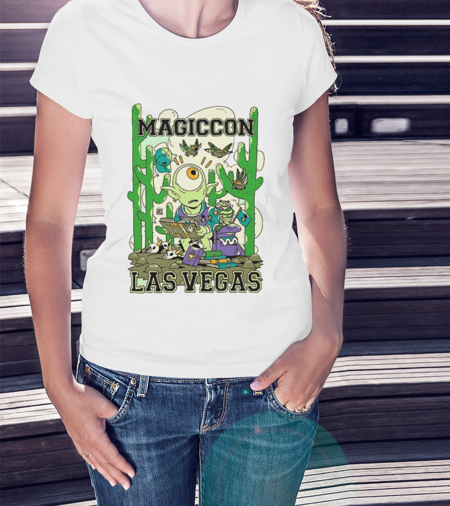 Magiccon Las Vegas One Eyed Alien Cactus Adventure T-Shirt