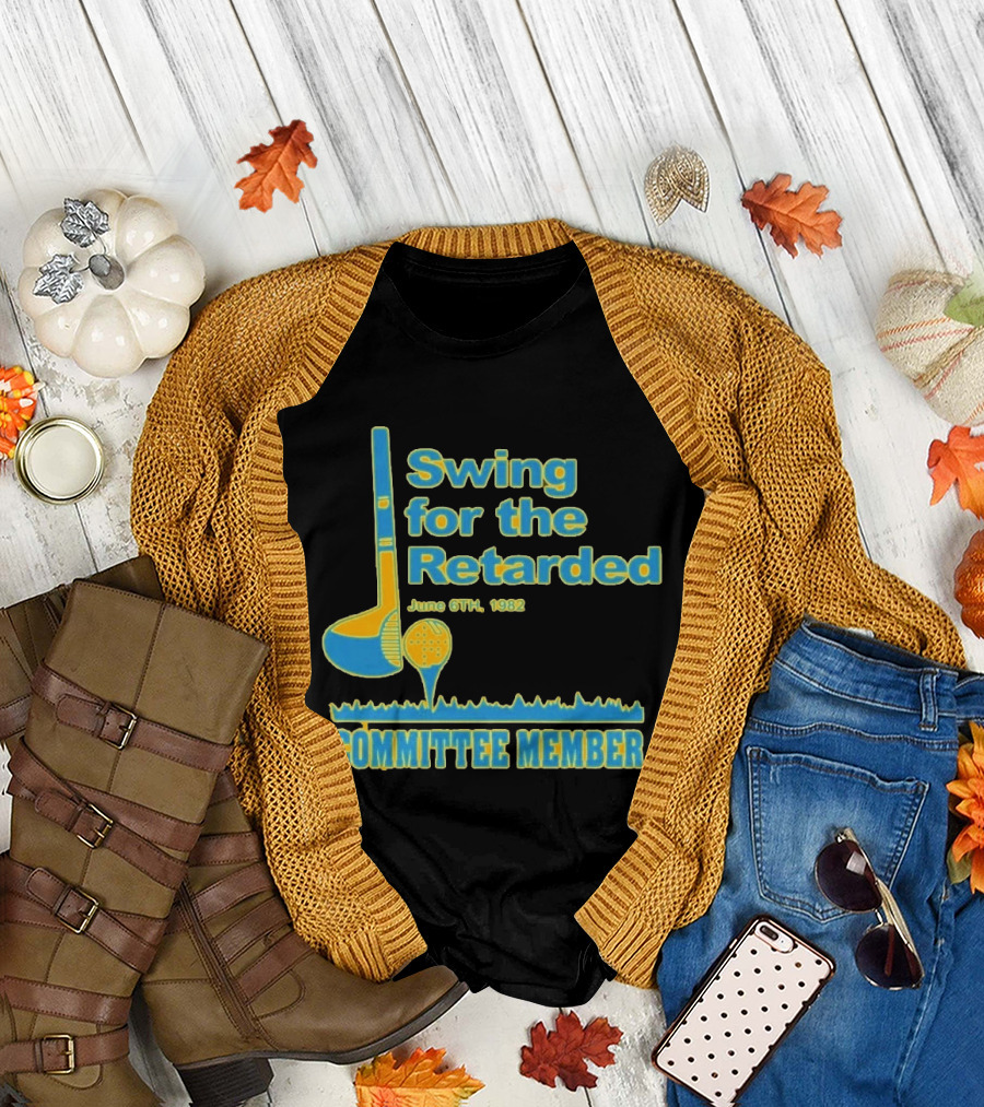 1982 Swing for the Retarded June 6th Committee Member Golf Event T-Shirt