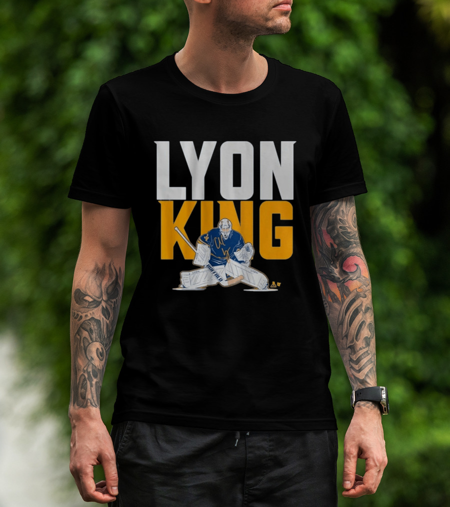 Lyon King Buffalo Goalie Sports Fan T-Shirt