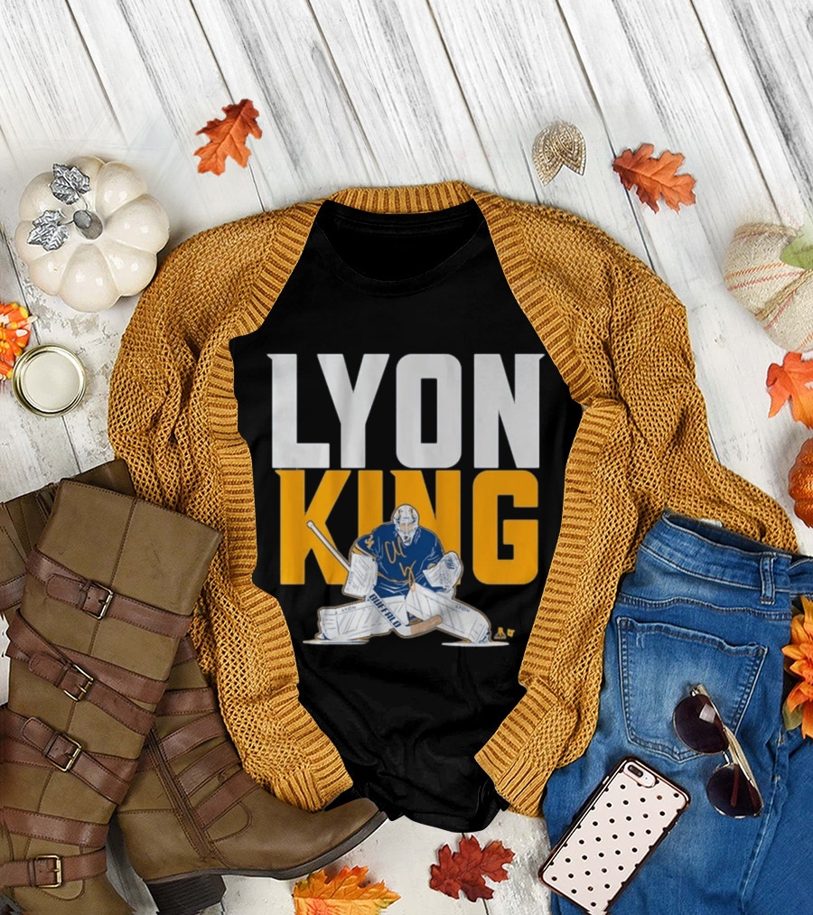 Lyon King Buffalo Goalie Sports Fan T-Shirt