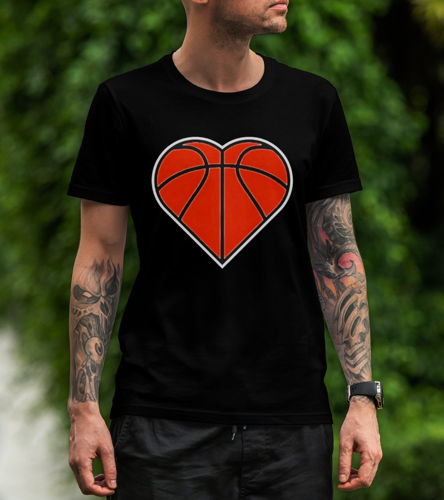 New York Knicks Basketball Heart T-Shirt