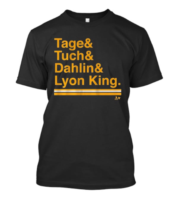Tage Tuch Dahlin Lyon King Buffalo Hockey Ampersand T-Shirt