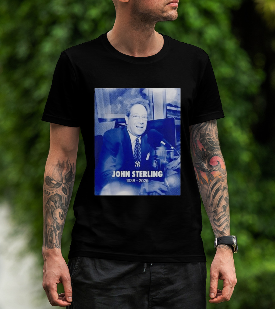 New York Yankees John Sterling 1938 2026 T-Shirt
