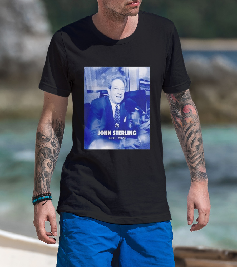 New York Yankees John Sterling 1938 2026 T-Shirt