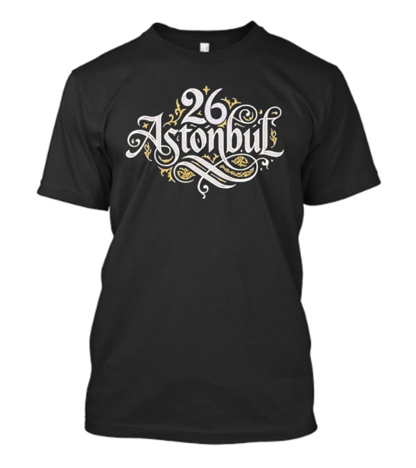 Junior Astonbul 26 Black Front T-Shirt