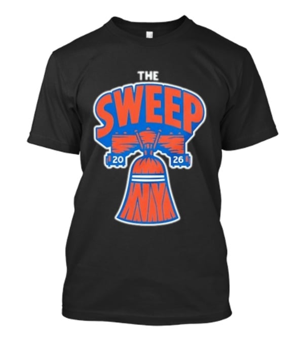 New York Knicks The Sweep 2026 Liberty Bell Motif T-Shirt