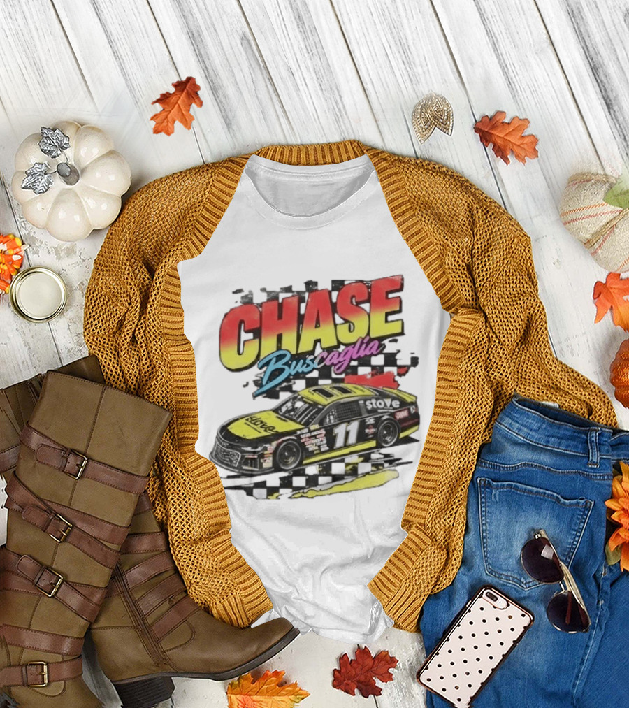 Chase Buscaglia Race Car Driver 11 Stove Philly Racing T-Shirt