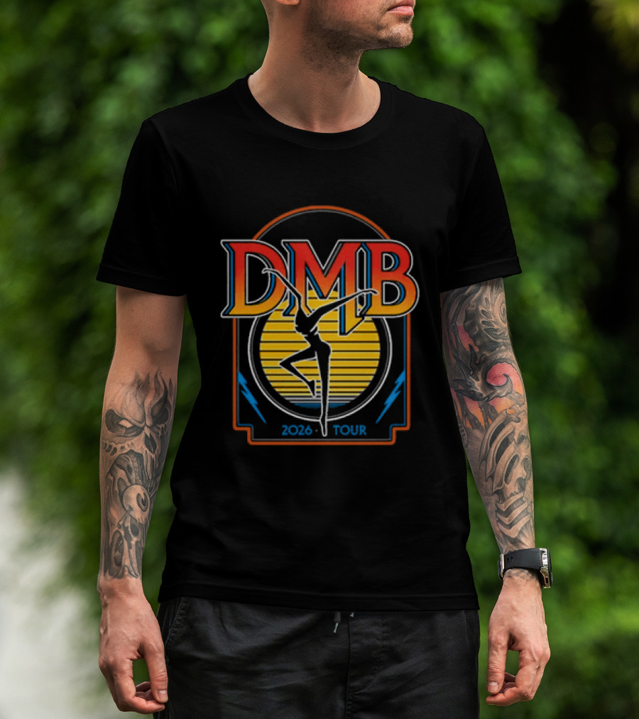 Dave Matthews Band DMB 2026 Tour Dancing Figure T-Shirt