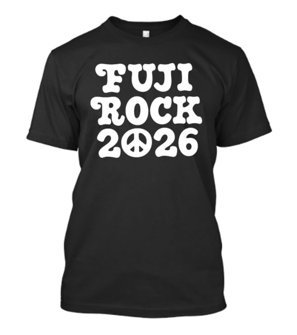 Fuji Rock 2026 Peace Symbol Festival Event T-Shirt