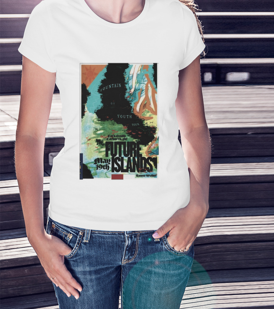 May 19 2026 Future Islands At Cat's Cradle Carrboro NC Fountain Of Youth Tour T-Shirt