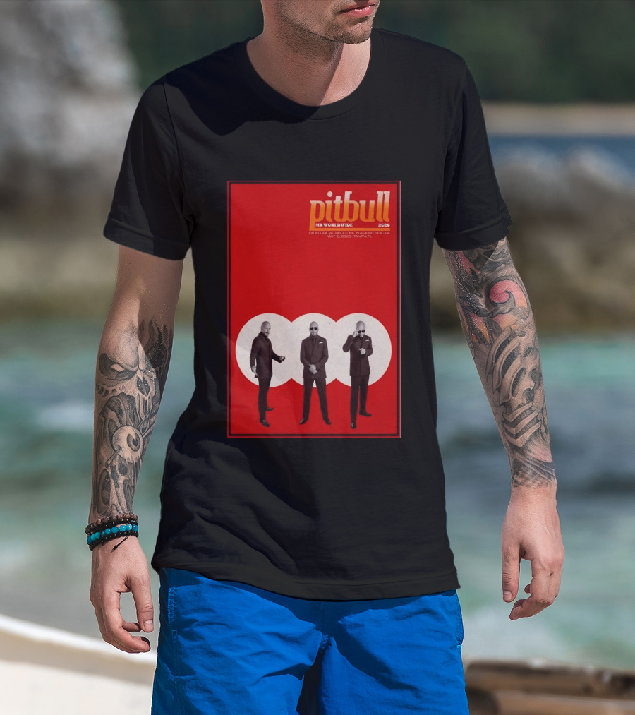 Pitbull Mr. Worldwide 2026 MidFlorida Credit Union Amphitheatre May 16 Tampa FL T-Shirt
