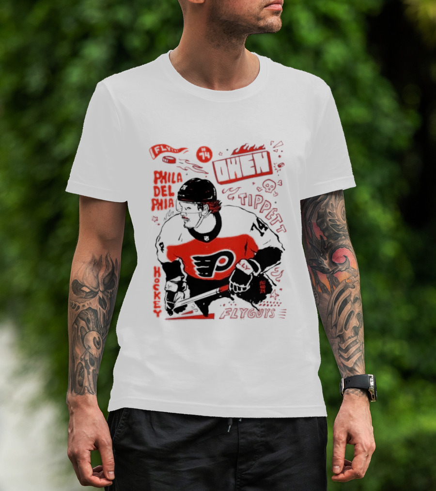 Flyguys Owen Tippett Philadelphia Flyers T-Shirt
