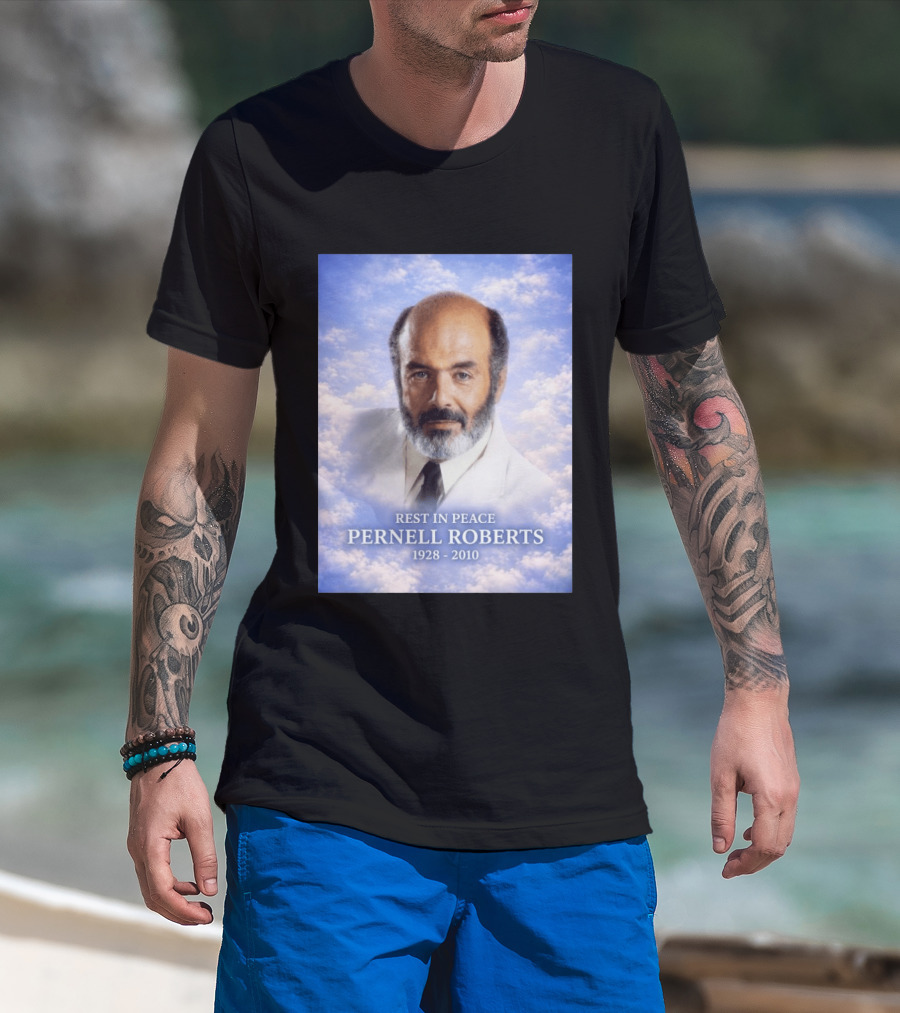 Rest In Peace Pernell Roberts 1928 2010 Memorial T-Shirt