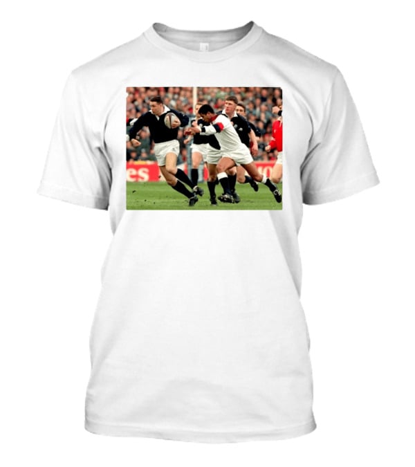 Scott Hastings Iconic Scotland Rugby Moment With Brother Gavin Against England T-Shirt