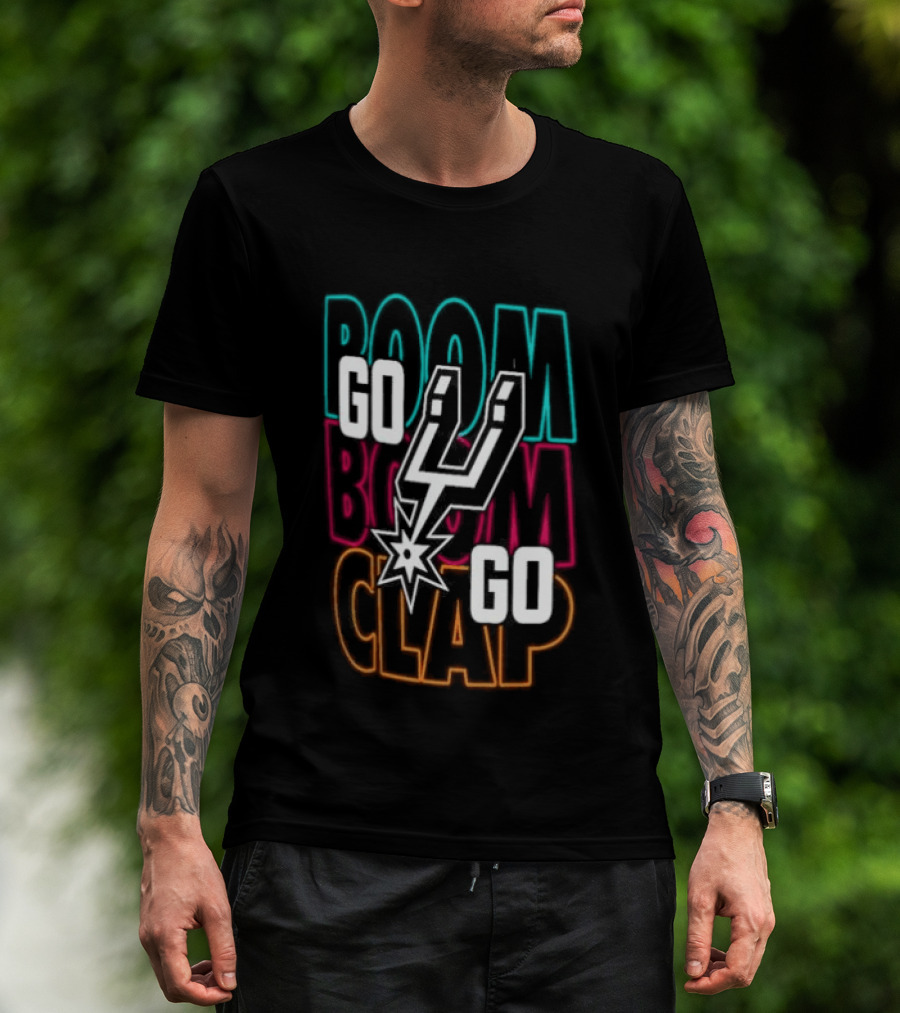 Go Spurs Boom Boom Clap Go Clap T-Shirt