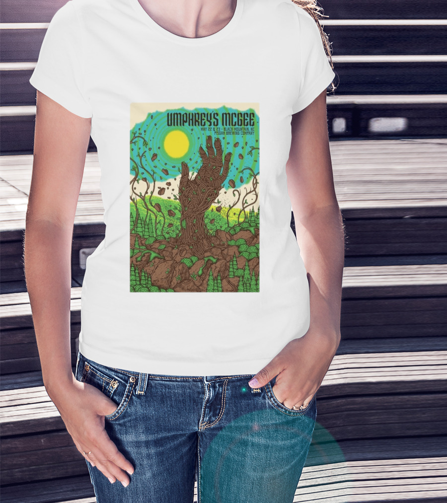 Umphrey's McGee May 22 23 Black Mountain NC Pisgah Brewing Company Tour T-Shirt