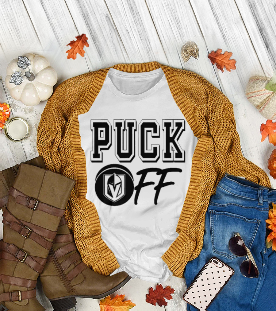 Vegas Golden Knights Puck Off Hockey Fan T-Shirt