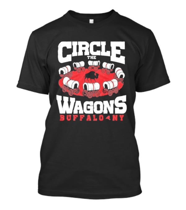 Circle The Wagons Buffalo NY Bills Football T-Shirt