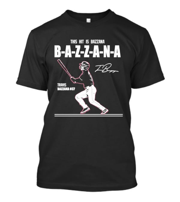 Travis Bazzana 37 Cleveland Baseball This Hit Is Bazzana Bazzana T-Shirt