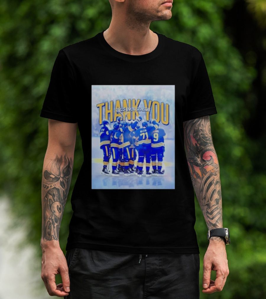 Buffalo Sabres Thank You 2025 2026 Season Players T-Shirt